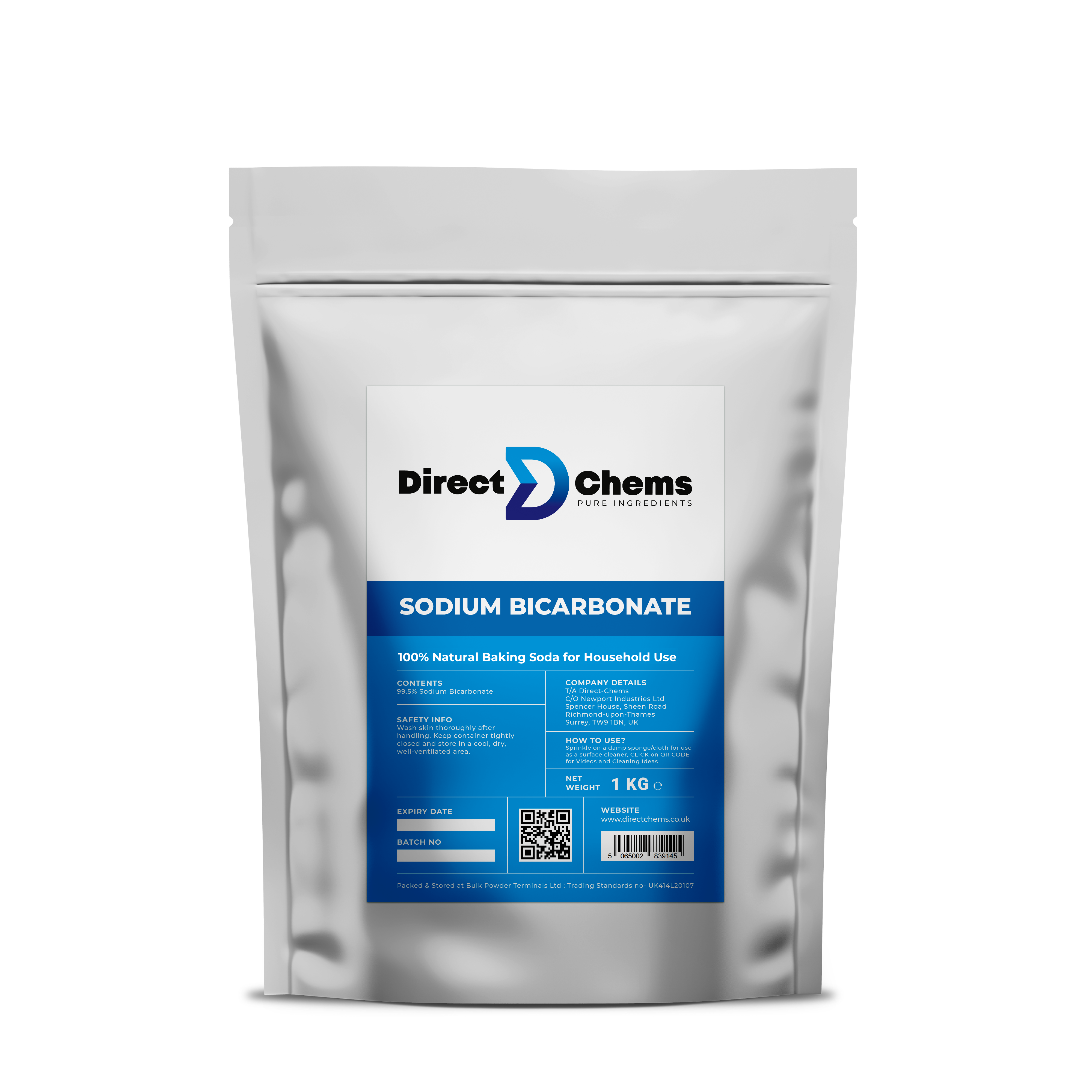 Sodium Bicarbonate Tech Grade 1KG 5KG 25KG | Direct Chems
