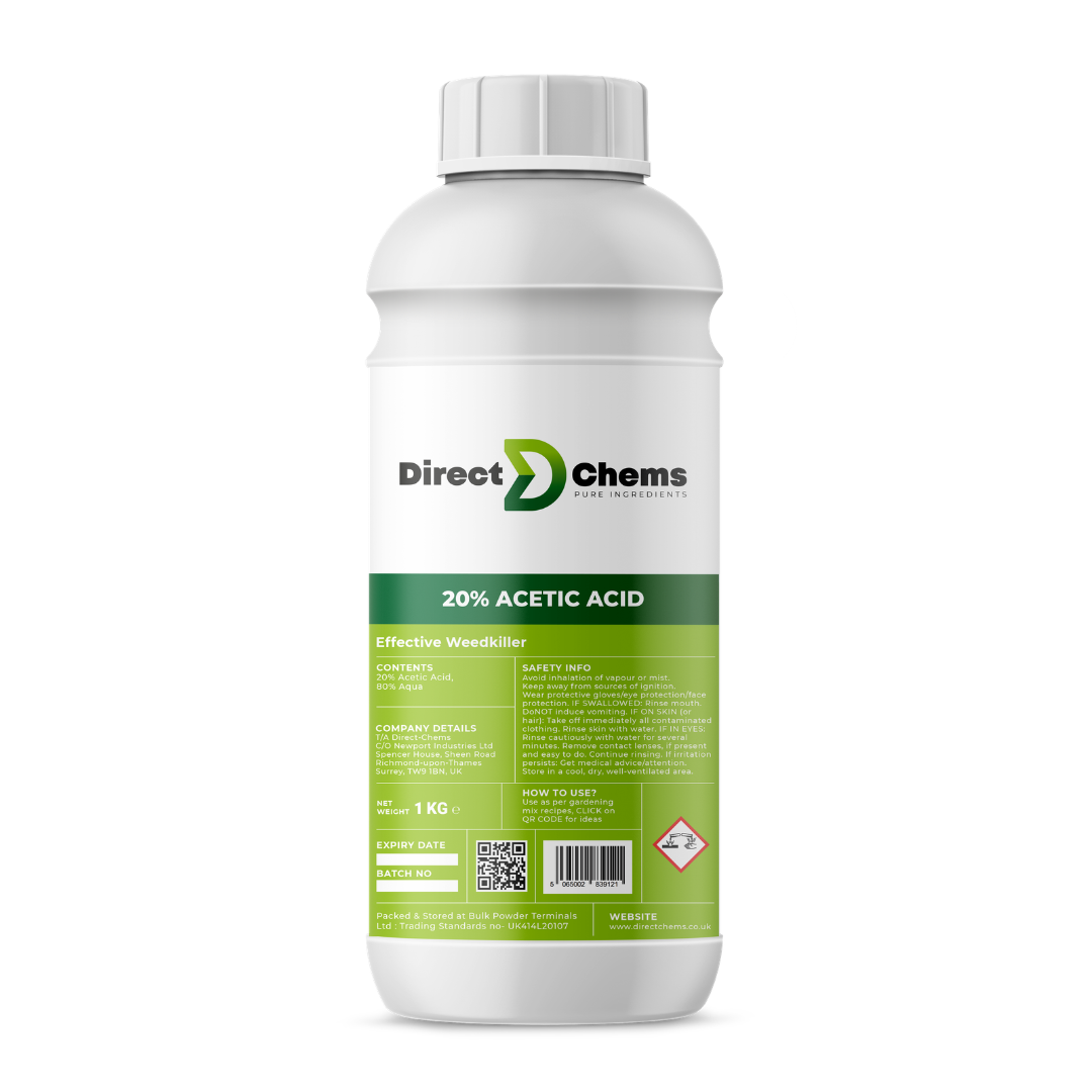 20% Acetic Acid Weed killer 1KG 5KG 10KG 25KG | Direct Chems