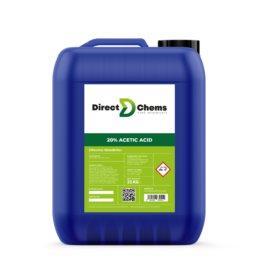 acetic acid herbicide 20% Acetic Acid Weed killer 1KG 5KG 10KG 25KG | Direct Chems